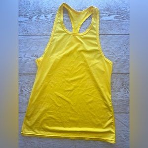 Yellow Zyia workout tank top size large